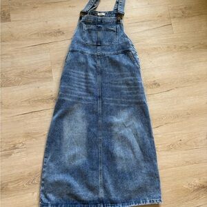 Denim Overall Dress